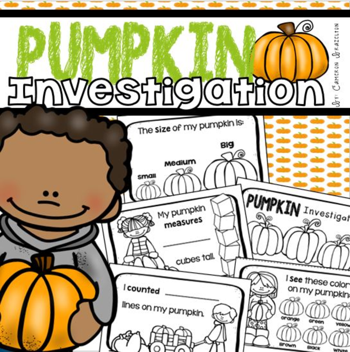 Pumpkin Investigation Mini Book Activity