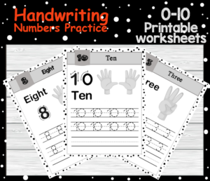 handwriting numbers practice