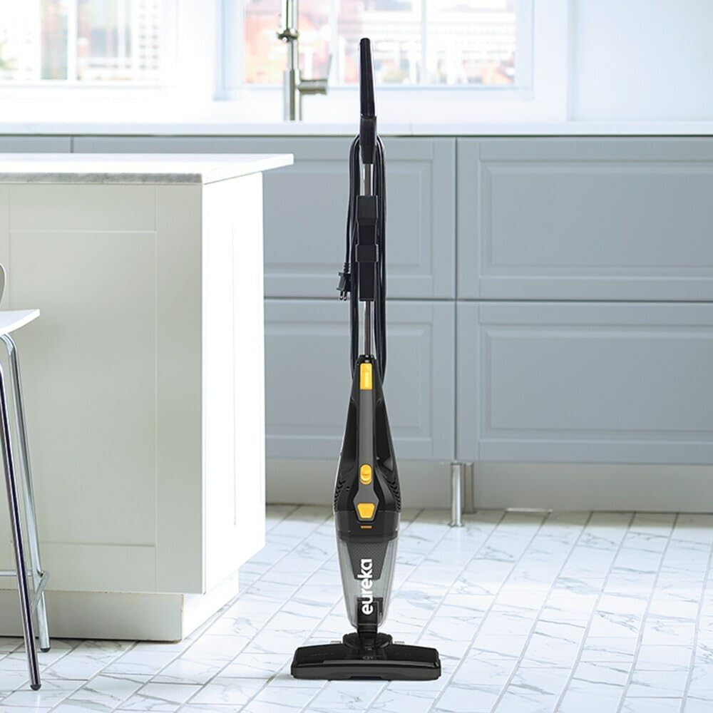 EUREKA 3-in-1 Swivel Lightweight Stick Vacuum, Black/Gray