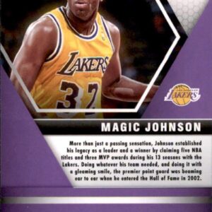 2019-20 Panini Mosaic #291 Magic Johnson Los Angeles Lakers Hall of Fame Basketball Card