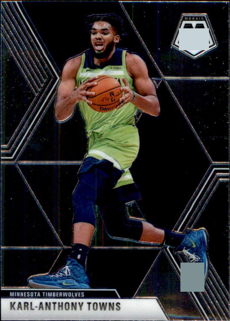 2019-20 Panini Mosaic #83 Karl-Anthony Towns Minnesota Timberwolves Basketball Card