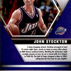 2019-20 Panini Mosaic #293 John Stockton Utah Jazz Hall of Fame Basketball Card