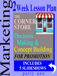 business marketing bundle: project based store promo *concept plan *visual graphics *advertising *5 presentations *activities!