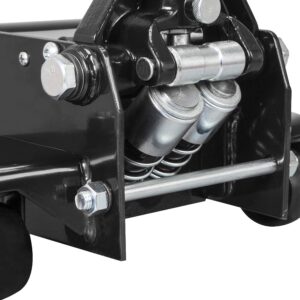 Torin ATZ830023B Hydraulic Heavy Duty Steel Service/Floor Jack with Dual Piston Quick Lift Pump, 3 Ton (6,000 lb) Capacity, Black