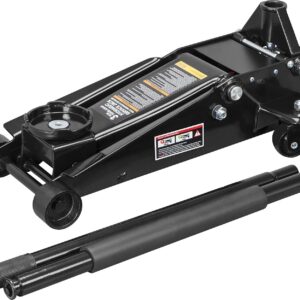 Torin ATZ830023B Hydraulic Heavy Duty Steel Service/Floor Jack with Dual Piston Quick Lift Pump, 3 Ton (6,000 lb) Capacity, Black