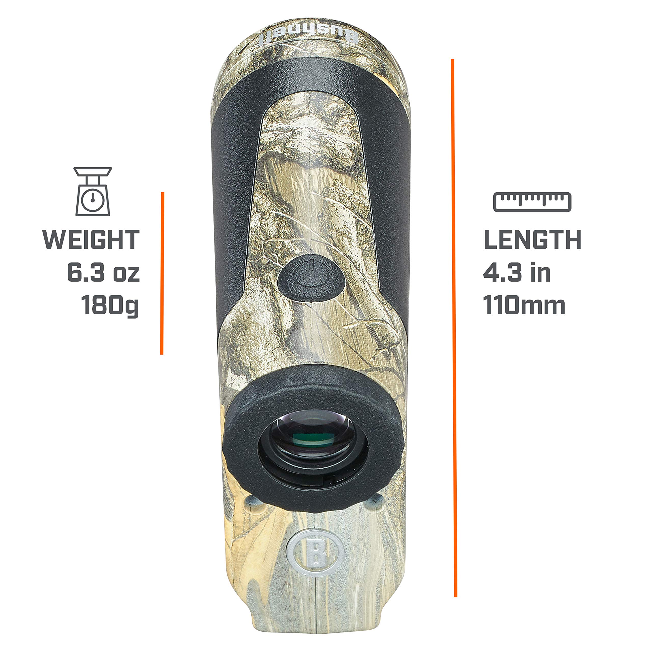 Bushnell BoneCollector 850 Laser Rangefinder, Hunting Laser Range Finder in Realtree Edge Camo