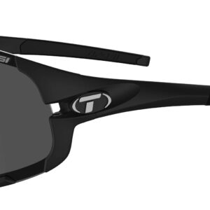 Tifosi Optics Sledge Sunglasses (Matte Black, Smoke/AC Red/Clear)