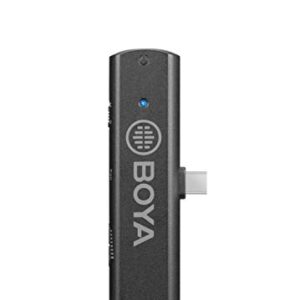 Boya 2.4G Wireless Microphone Kit for Type-C Devices 1+1, Black, (BY-WM4PRO-K5)