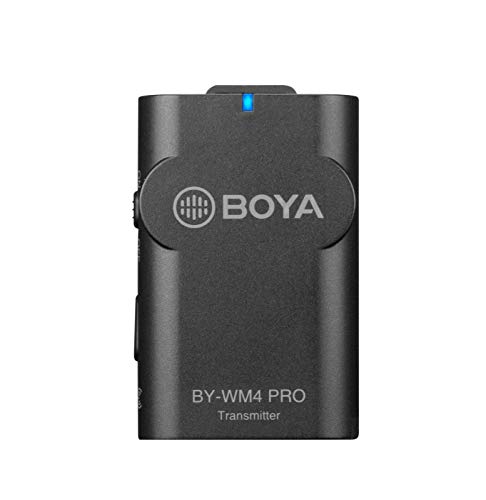 Boya 2.4G Wireless Microphone Kit for Type-C Devices 1+1, Black, (BY-WM4PRO-K5)