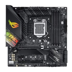 ASUS ROG Strix Z490-G Gaming (WiFi 6) Z490 LGA 1200 (Intel® 10th Gen) SFF Micro ATX Gaming Motherboard (12+2 Power Stages, Intel® 2.5 Gb Ethernet, Bluetooth v5.1 and Aura Sync)