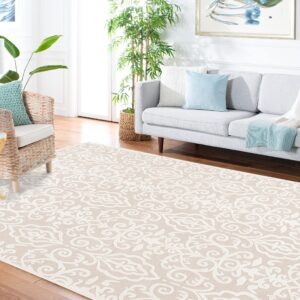 MARTHA STEWART x SAFAVIEH 10' x 14' Whetstone Grey MSR4324A Handmade Marais Scroll Wool Living Room Dining Bedroom Area Rug