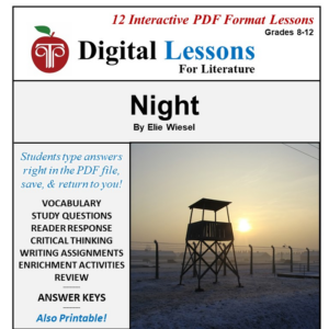 interactive pdf digital novel study guide for night by elie wiesel