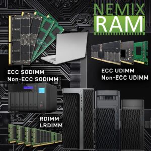 NEMIX RAM 32GB (2X16GB) DDR4 2666MHZ PC4-21300 1.2V ECC SODIMM KIT