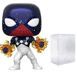 spider-man captain universe ee exclusive - bundled with pop protector box