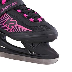 K2 Women's Kinetic Ice W Ice Skates, Womens, Ice Skates., 25E0240, Black - Blue, EU: 38 (UK: 5 / US: 7.5)