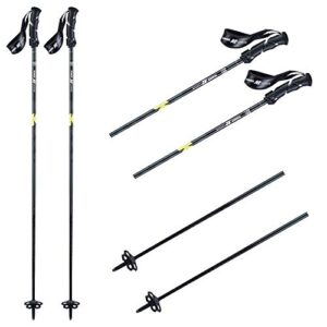 k2 men's power carbon ski poles, mens, ski poles, 10e3000, yellow, 120 cm