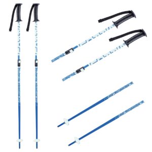k2 sprout 10e3020 boys' ski poles blue length 75-105 cm
