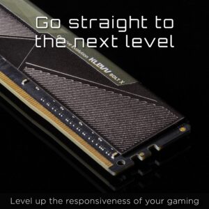 KLEVV Bolt X DDR4 32GB (2x16GB) 3600MHz CL18 1.35V Gaming Desktop Ram Memory SK Hynix Chip XMP 2.0 Ready (KD4AGUA80-36A180U)