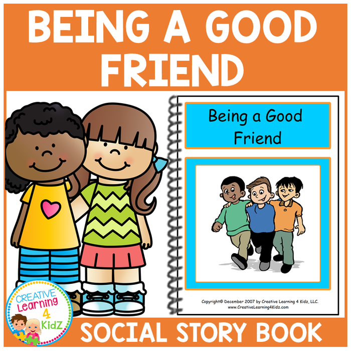 Being a Good Friend Social Storybook