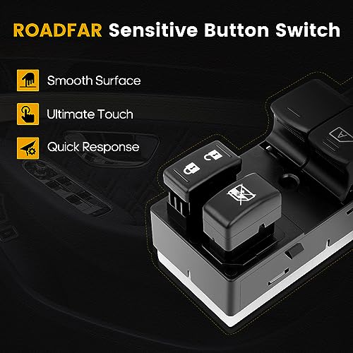 Window Switch Power Window Switch Driver Side fits for Nissan Cube 2009-2014 25401-1FC0A,254011FC0A, 254011FC1A