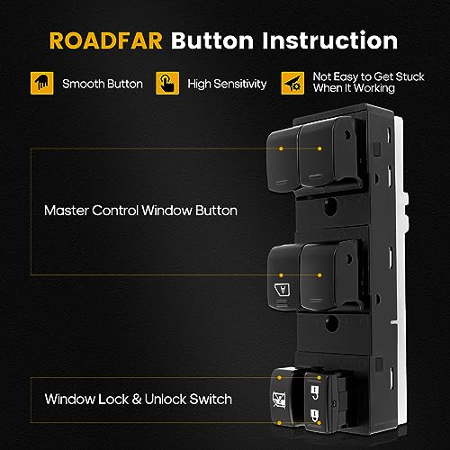 Window Switch Power Window Switch Driver Side fits for Nissan Cube 2009-2014 25401-1FC0A,254011FC0A, 254011FC1A