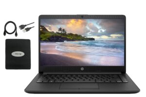 hp 2021 14 inch hd laptop newest for business and student, amd athlon silver 3050u (beat i5-7200u), 16gb ddr4 ram, 512gb ssd, 802.11ac, wifi, bluetooth, hdmi, windows 10 w/hesvap 3in1 accessories