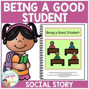 being a good student social storybook