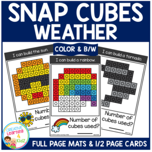 snap cubes activity - weather