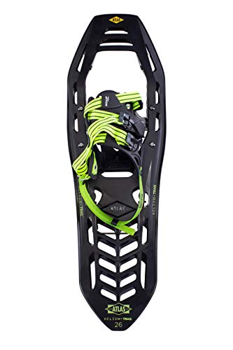 Atlas Snowshoes Helium Trail, Black/Bright Green, 26