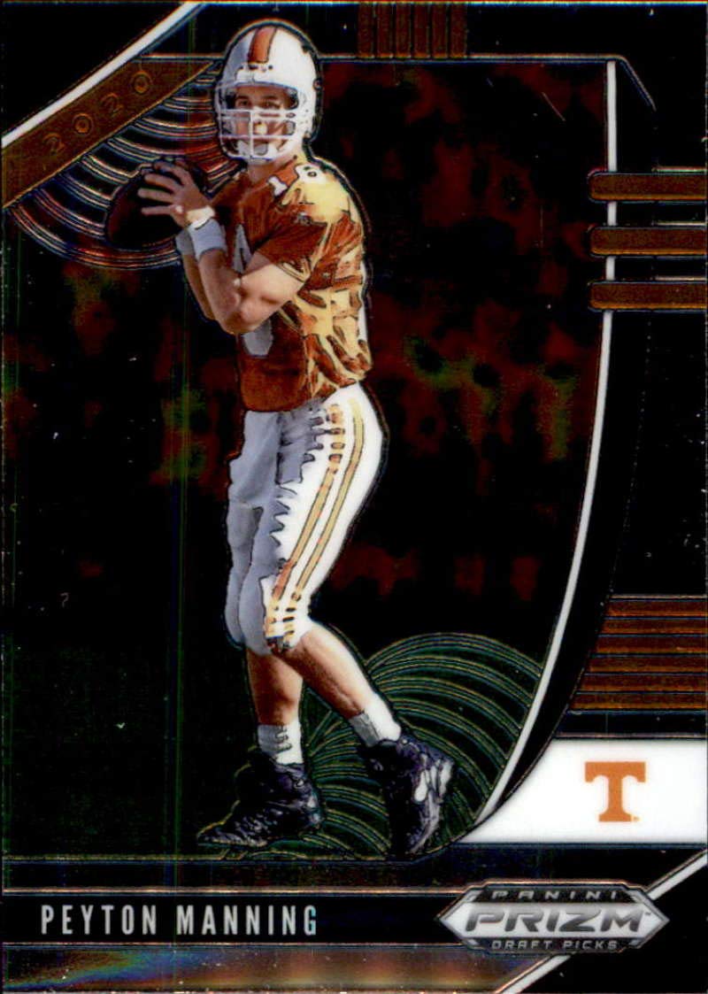 2020 Panini Prizm Draft Picks #82 Peyton Manning From Pack Tennessee Volunteers Football