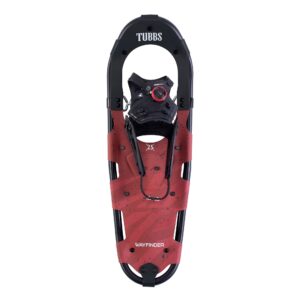tubbs wayfinder 25 mens snowshoes red/black