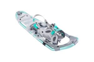 tubbs wilderness w snowshoes, grey/mint, 25