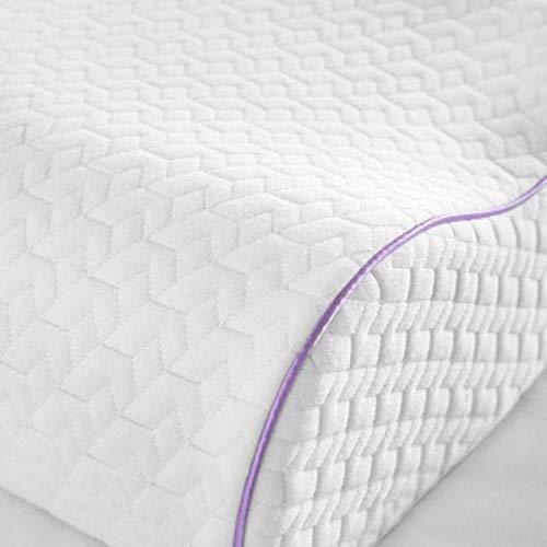 SensorPEDIC Temperature Regulating Coolest Comfort Contour Memory Foam Bed Pillow, 1 Count (Pack of 1), White