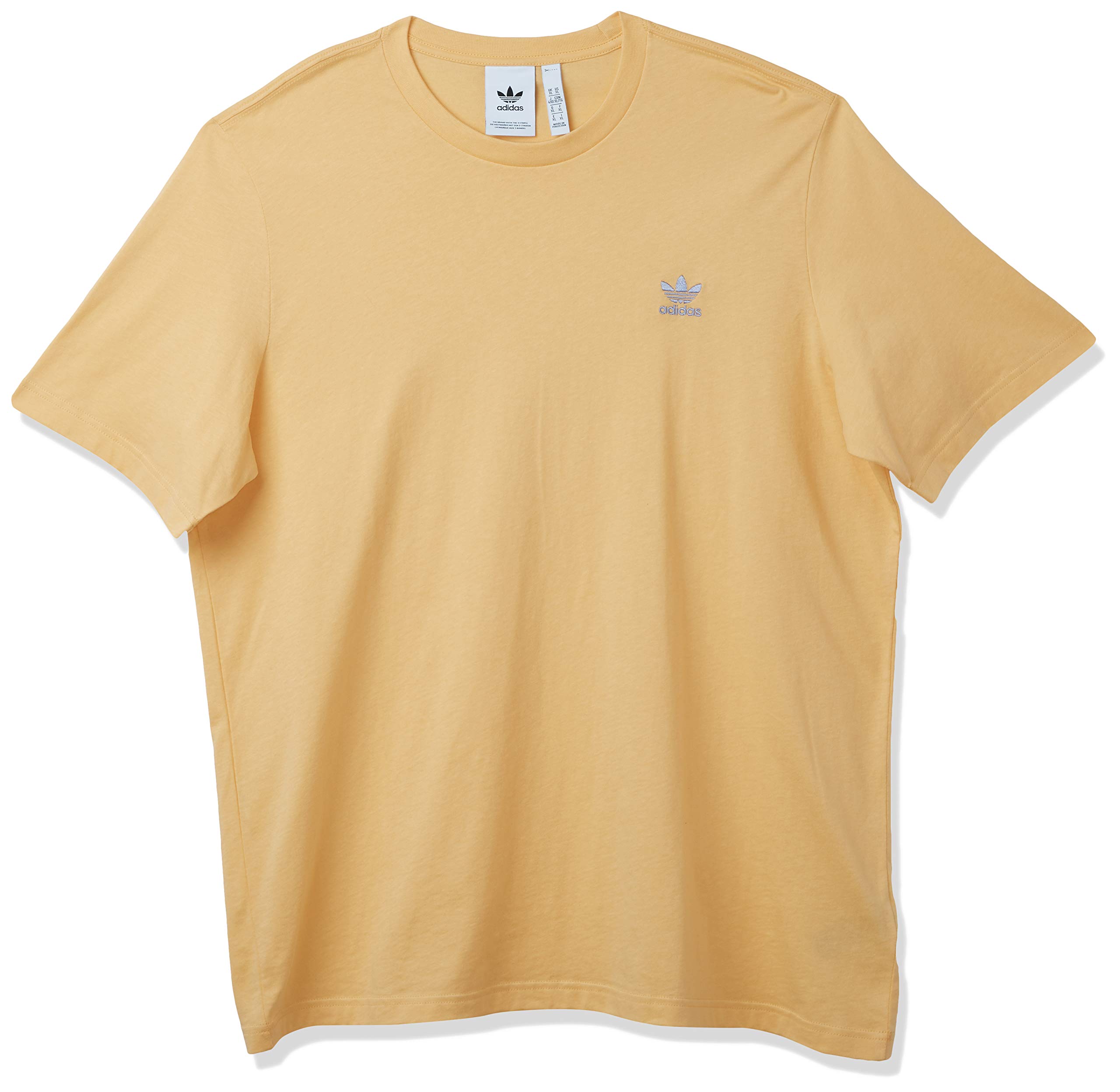 adidas Originals Men's Trefoil Essentials Tee, Hazy Orange, XX-Large