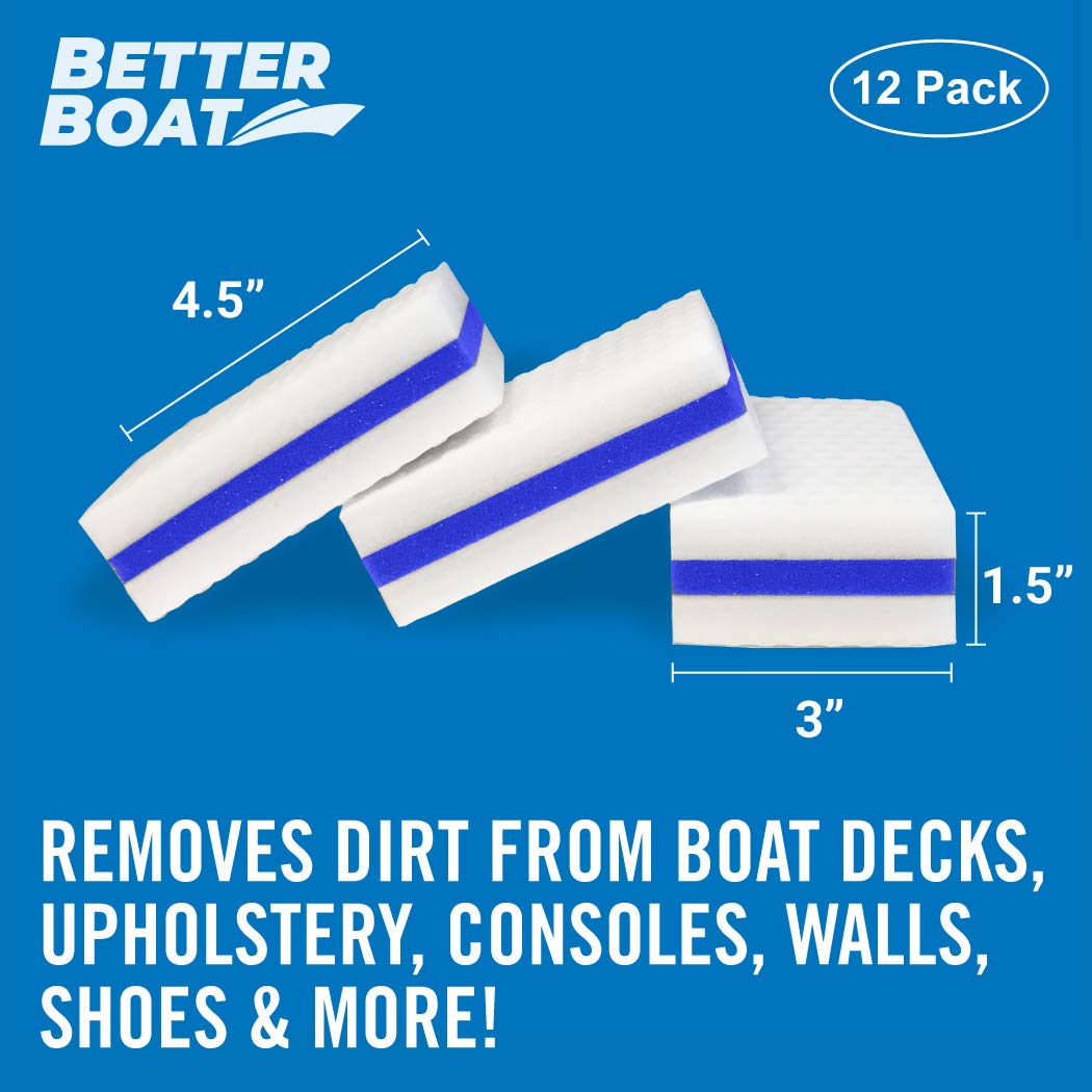 Premium Boat Scuff Erasers | Boating Accessories Gifts for Cleaning Boat Accessories or Gift for Pontoon Fishing Jon Boats Decks Vinyl Boat Cleaner Hull Cleaner Gadgets for Men and Women