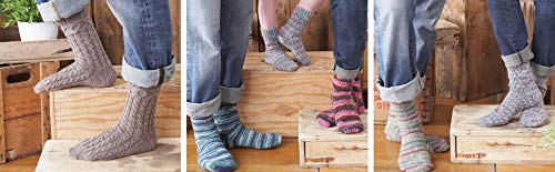 Patons Kroy Socks Yarn, 2-Pack, Grey Marl Plus Pattern