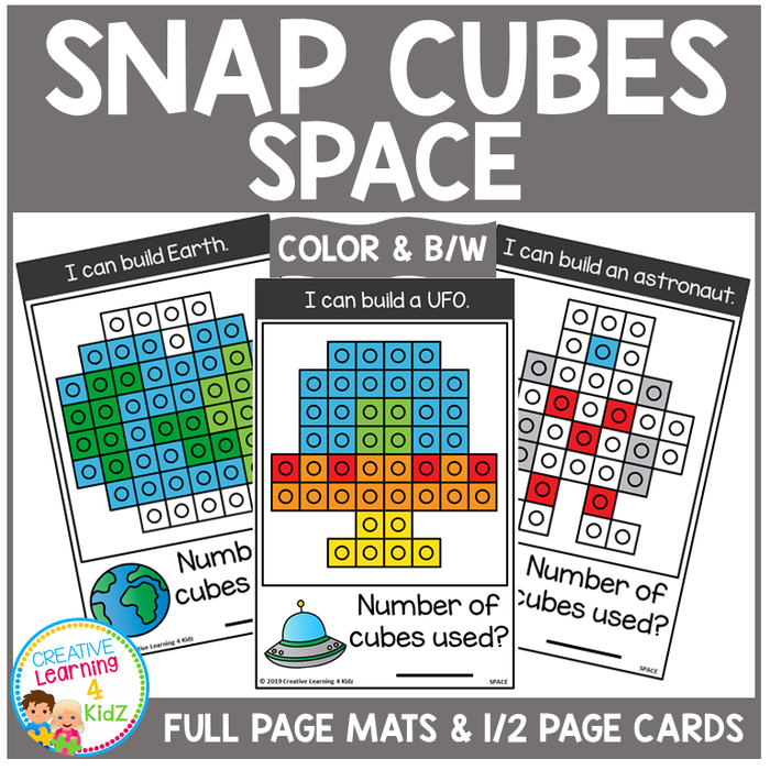 Snap Cubes Activity - Space