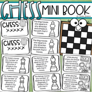 chess mini book student reference sheets