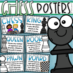 chess club reference posters