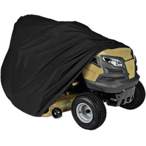 tractor cover waterproof riding lawn mower cover heavy duty water sun resistant garden tractor lawn mower cover with zipper bag size l72 xw55 xh47 in