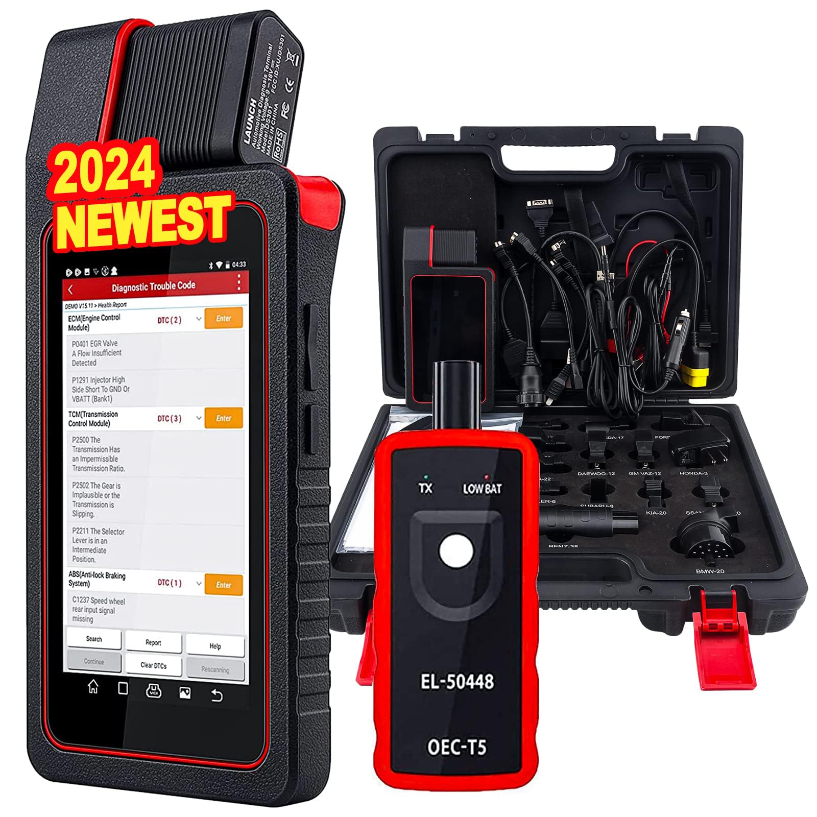 2022 New Ver. LAUNCH X431 DIAGUN V BiDirectional Scan Tool Full System Diagnostic Tool,ECU Coding,Active Test,35+ Reset,2 Years Free Update +TPMS Tool