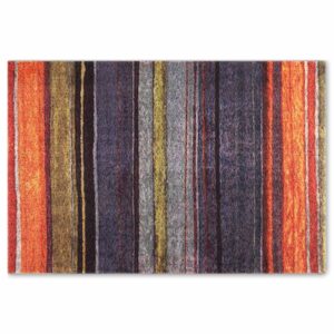 darkyazi 23.6" x 35.4" colorful doormats entrance front door rug funny outdoors/indoor/bathroom/kitchen/bedroom/entryway floor mats，non-slip polyvinyl chloride (rainbow floor-2)
