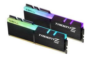 g.skill trident z rgb series (intel xmp) ddr4 ram 64gb (2x32gb) 3600mt/s cl18-22-22-42 1.35v desktop computer memory udimm (f4-3600c18d-64gtzr)