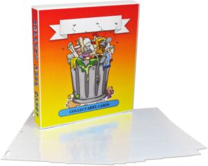 unikeep garbage pail kids gpk themed collectible card storage binder - complete with 20 card pages (garbage)