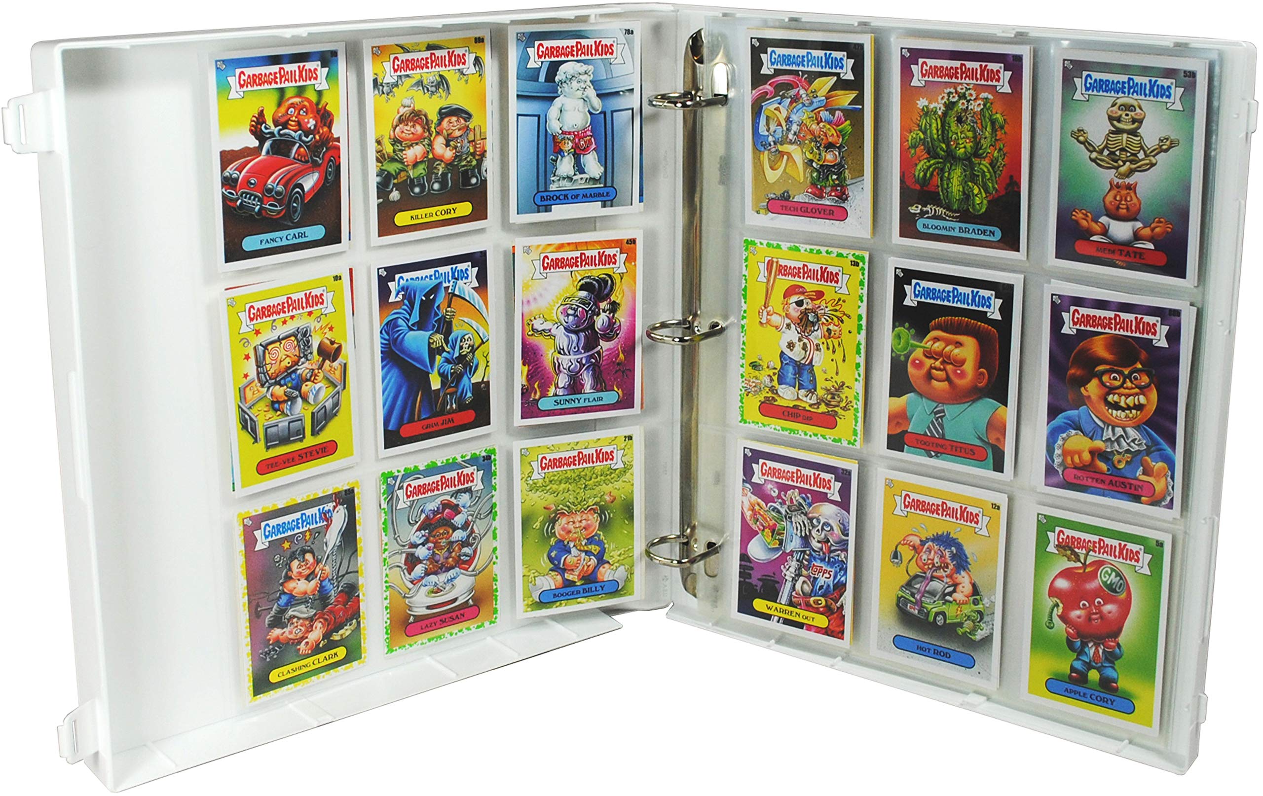 UniKeep Garbage Pail Kids GPK Themed Collectible Card Storage Binder - Complete With 20 Card Pages (Garbage)