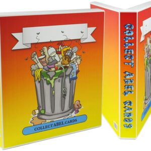 UniKeep Garbage Pail Kids GPK Themed Collectible Card Storage Binder - Complete With 20 Card Pages (Garbage)