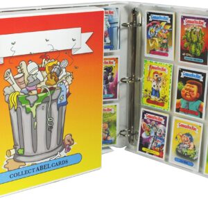 UniKeep Garbage Pail Kids GPK Themed Collectible Card Storage Binder - Complete With 20 Card Pages (Garbage)