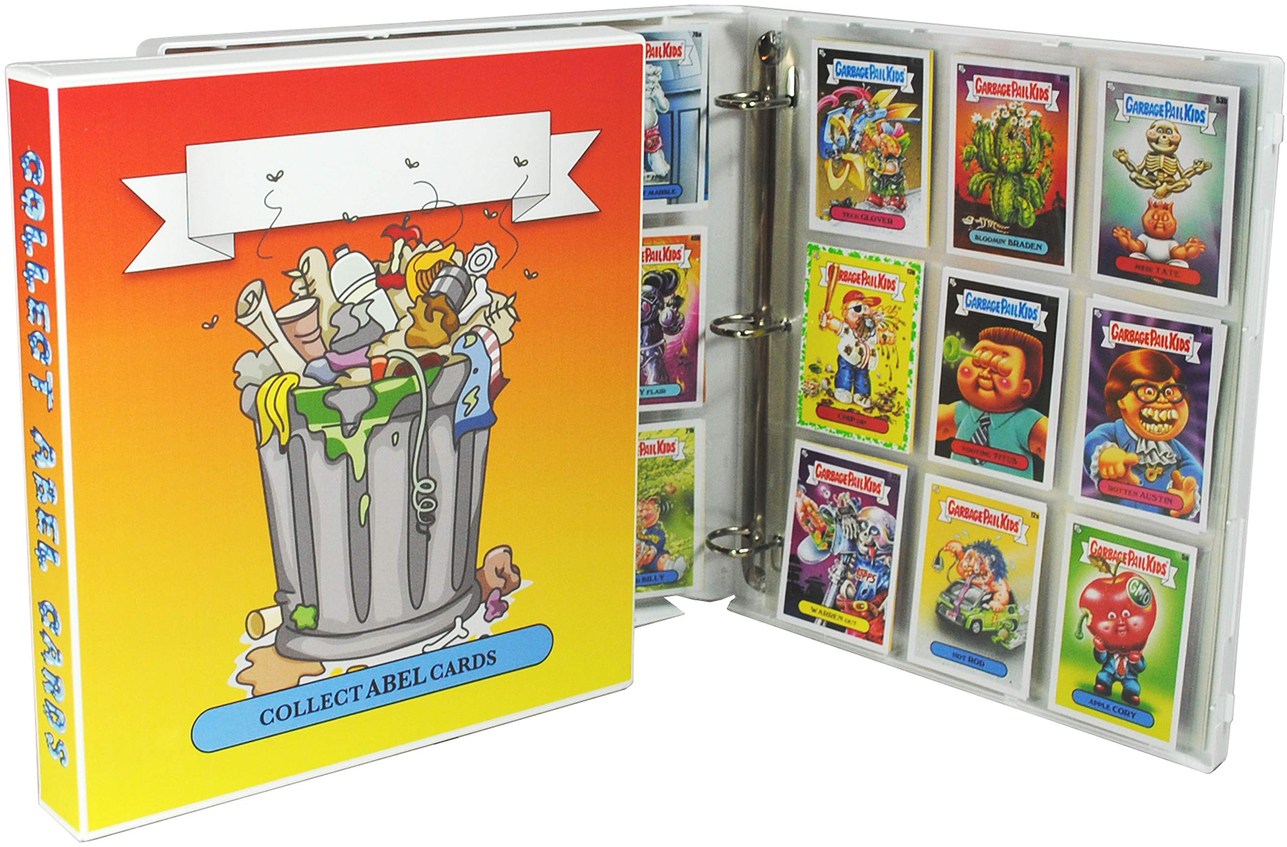 UniKeep Garbage Pail Kids GPK Themed Collectible Card Storage Binder - Complete With 20 Card Pages (Garbage)