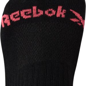 Reebok Women's Athletic Socks - Performance Low Cut Socks (12 Pack), Size 4-10, All Black