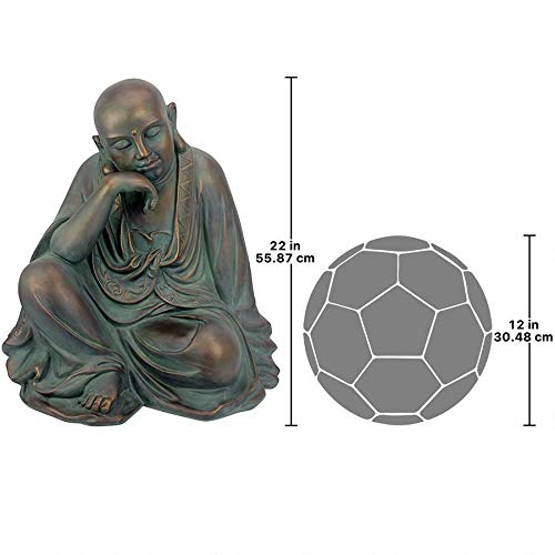 Design Toscano Kaiyuan Temple Pondering Buddha Statue